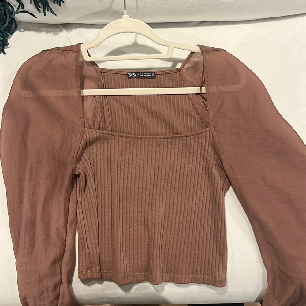 Long sleeve dressy top